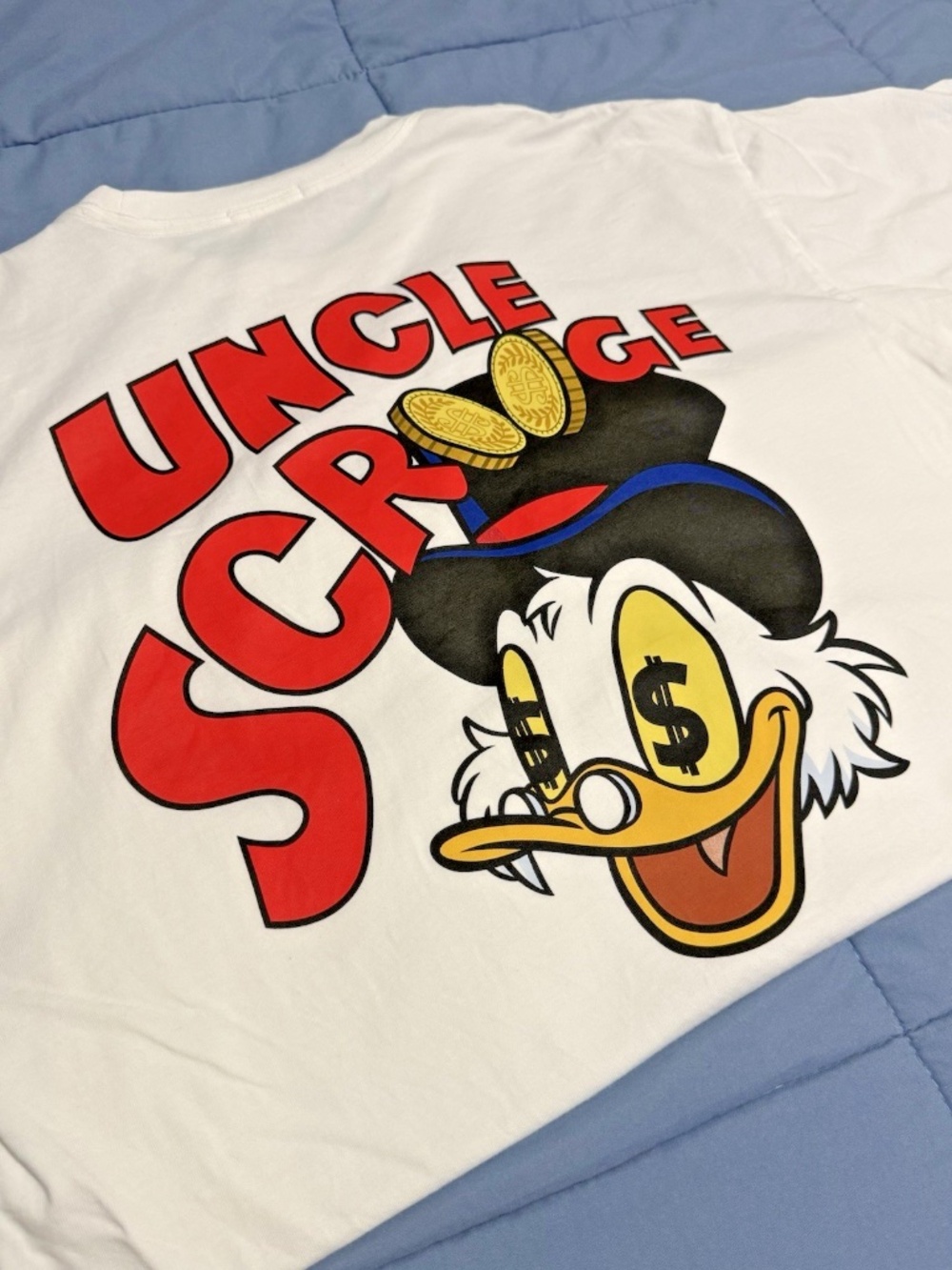 Kith Disney Uncle Scrooge Men's Adult White T-Shirt Size M